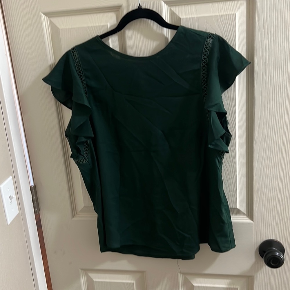 Dark Green Blouse